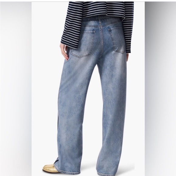 rag & bone Miramar Track Stripe Cotton Terry Sweatpant Jeans - Picture 7 of 10